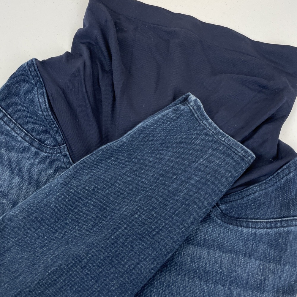 Spanx Jeans Women's‎ Size Medium Maternity Medium Wash Performance Stretch